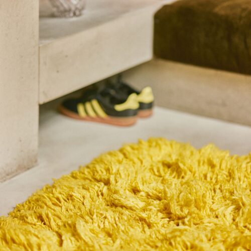 HKliving Fluffy vloerkleed Yellow 200 × 300 cm - Afbeelding 4