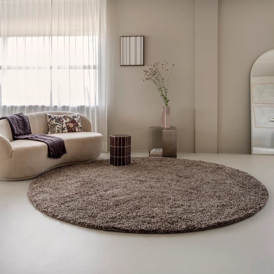 Beside Rugs Fallow vloerkleed Burgundy - Afbeelding 5