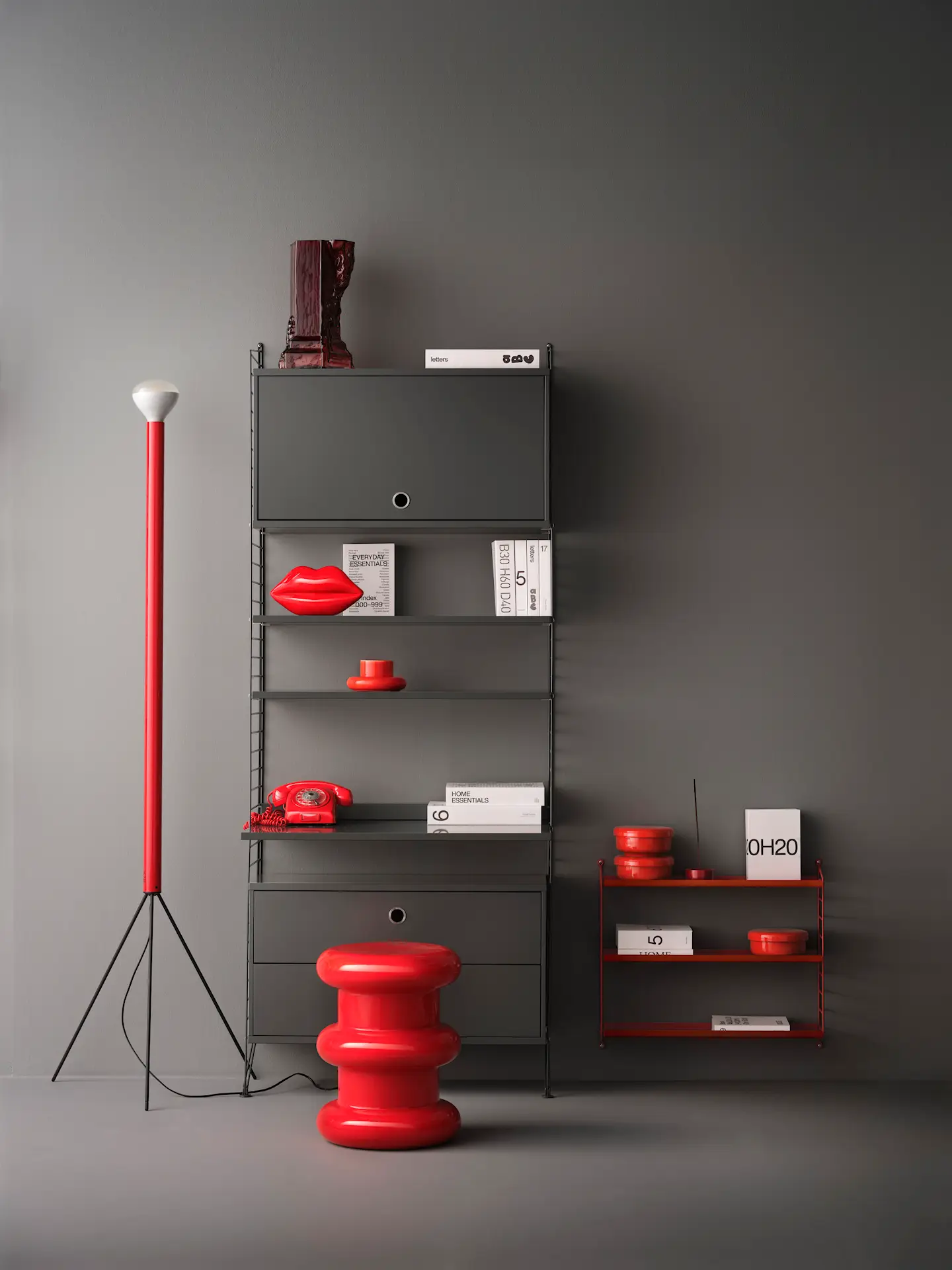 String Pocket Metal wandkast van String Furniture - Afbeelding 5