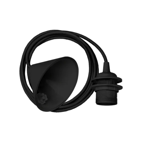 Koordset zwart 2,1 m van Umage