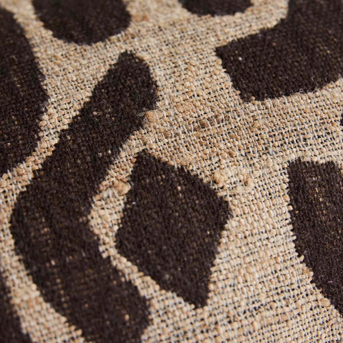 HKliving Woven Striped Cushion Blush - Afbeelding 2