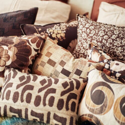 HKliving Silk Cushion Rural - Afbeelding 4