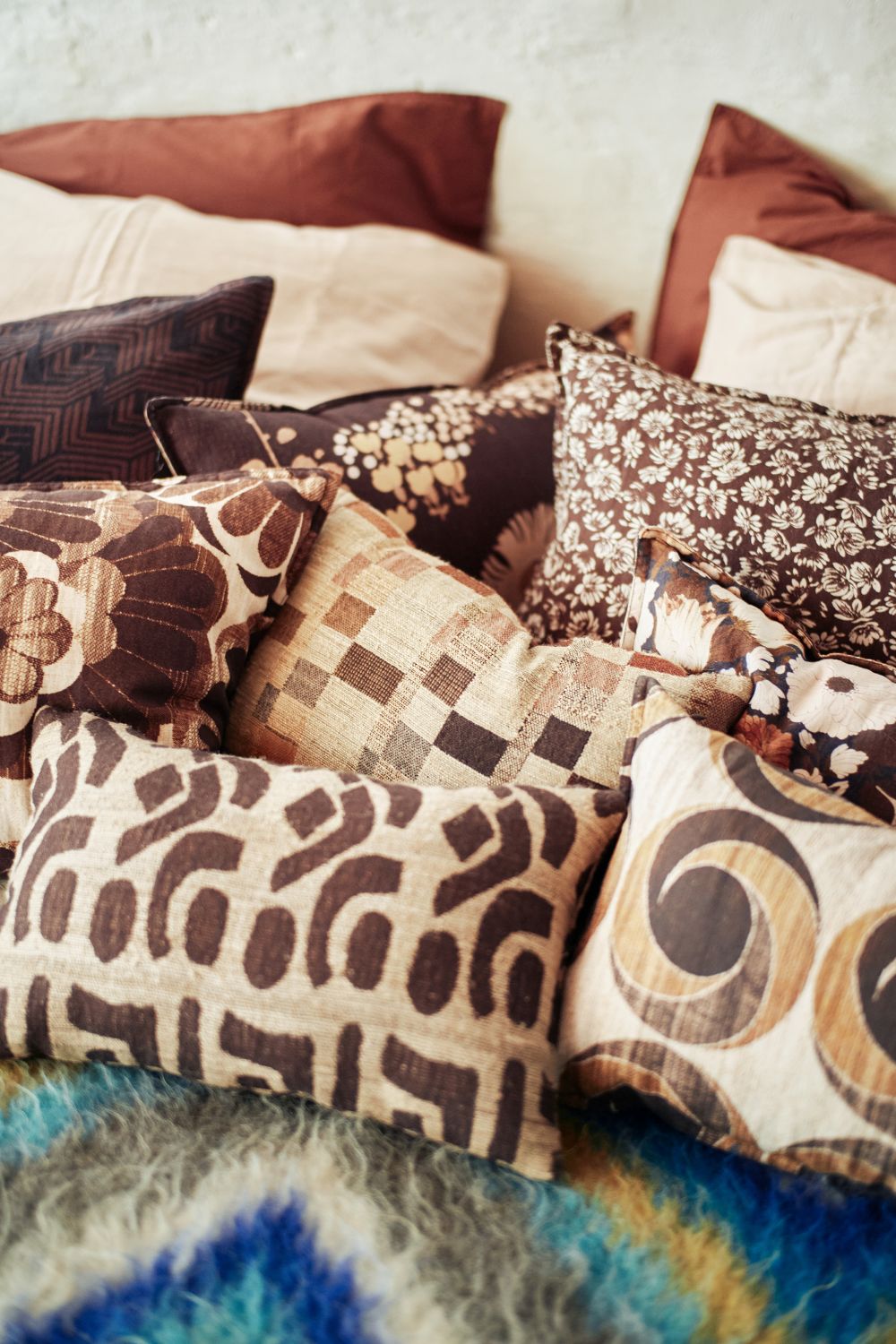 HKliving Silk Cushion Rural - Afbeelding 4