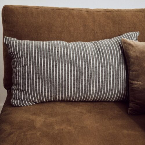 HKliving Striped Monochrome Cushion - Afbeelding 5
