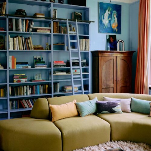HKliving Watercolours kussen - Afbeelding 5