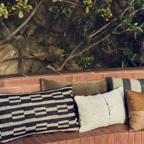 HKliving Natural Monochrome Cushion - Afbeelding 4