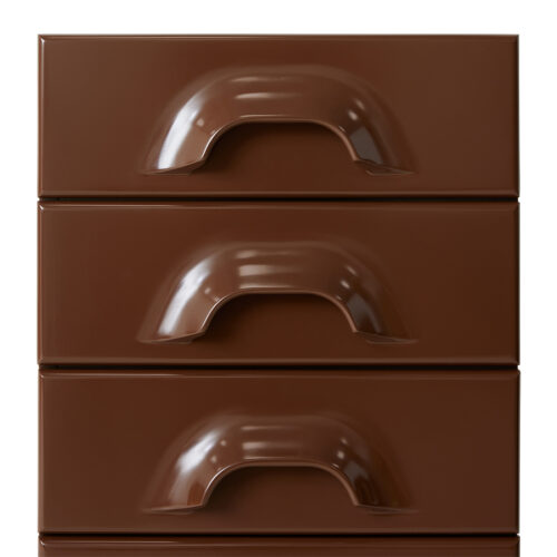 HKliving Chest of 6 drawers Chocolate - Afbeelding 4