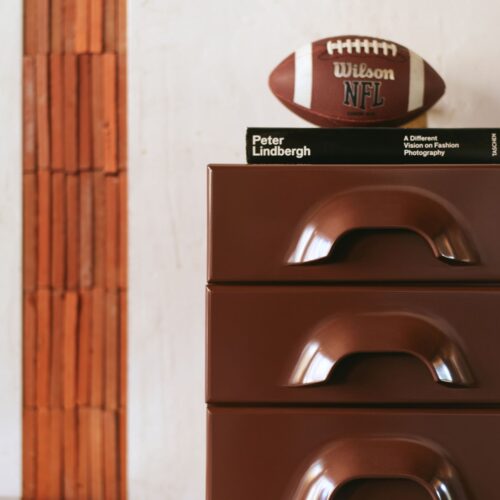 HKliving Chest of 6 drawers Chocolate - Afbeelding 5