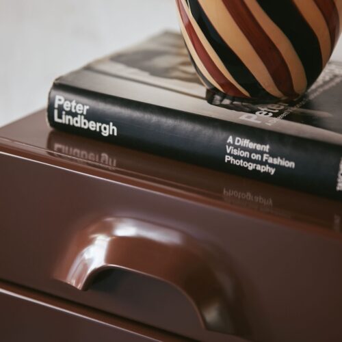 HKliving Chest of 6 drawers Chocolate - Afbeelding 3