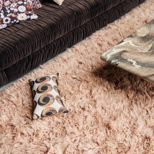 HKliving Fluffy vloerkleed Soft Pink 200 × 300 cm - Afbeelding 3