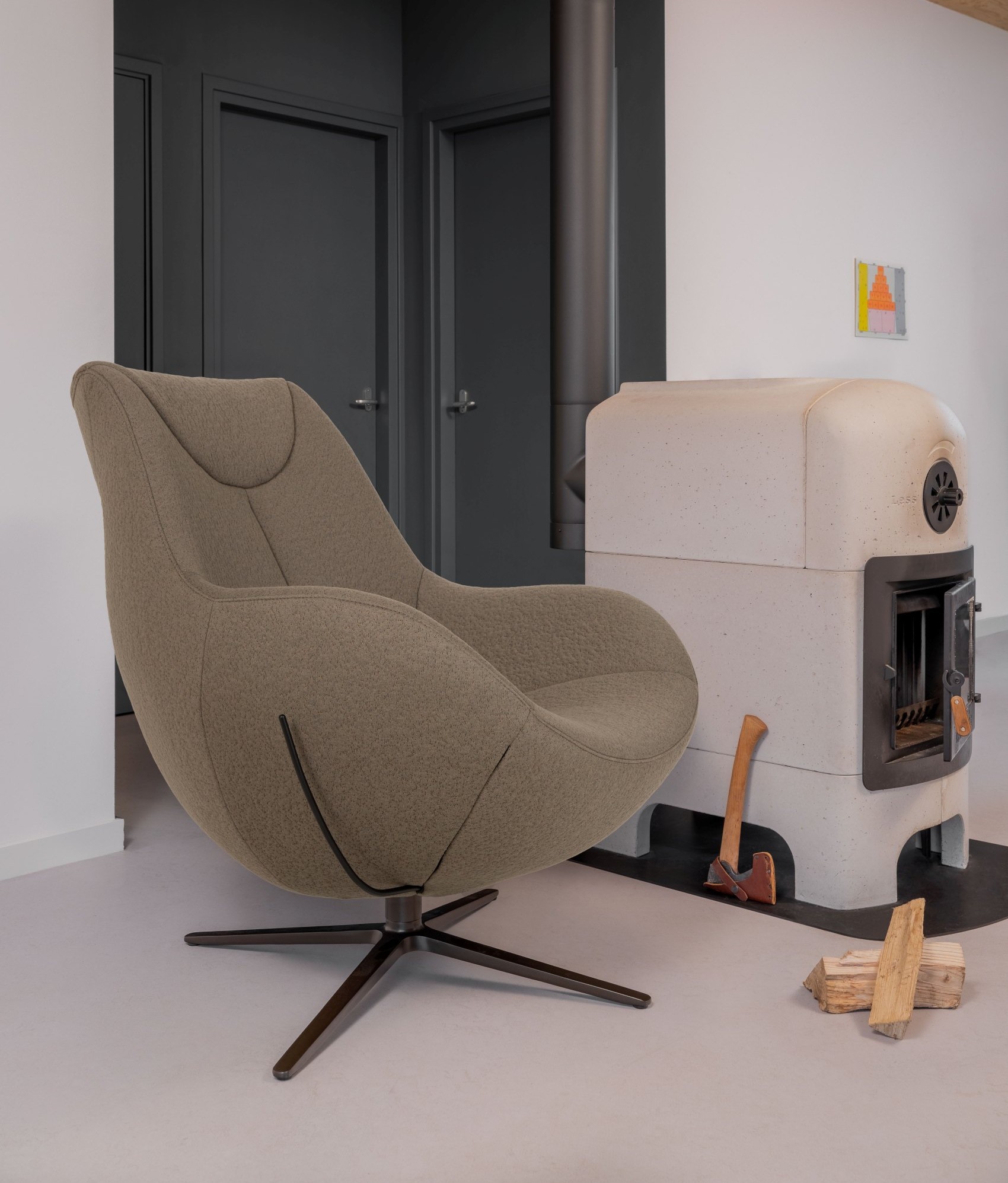 IJcoon Bela fauteuil | Draaifauteuil met kantelmechanisme - Afbeelding 2