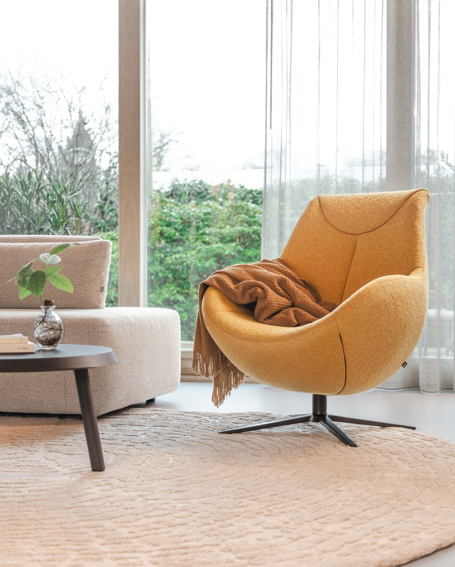 IJcoon Bela fauteuil | Draaifauteuil met kantelmechanisme