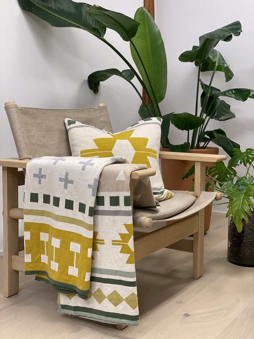 Ane Yellow plaid van Funky Doris - Afbeelding 2