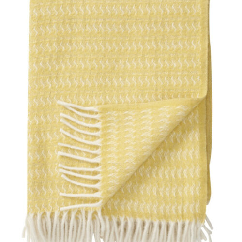 Sumba Plaid Wol Geel